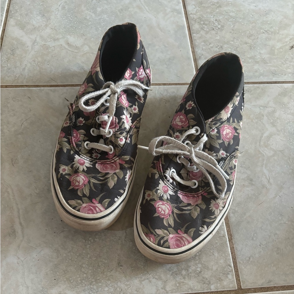 Pink rose vans